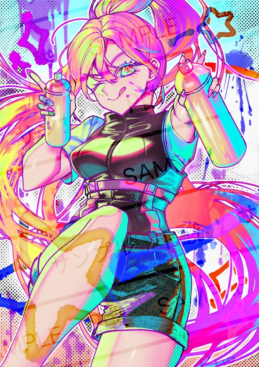 商用OK！目を惹く一枚絵を描きます サムネ、背景などにあなただけの華やかなオリジナルの世界観を！ イメージ4