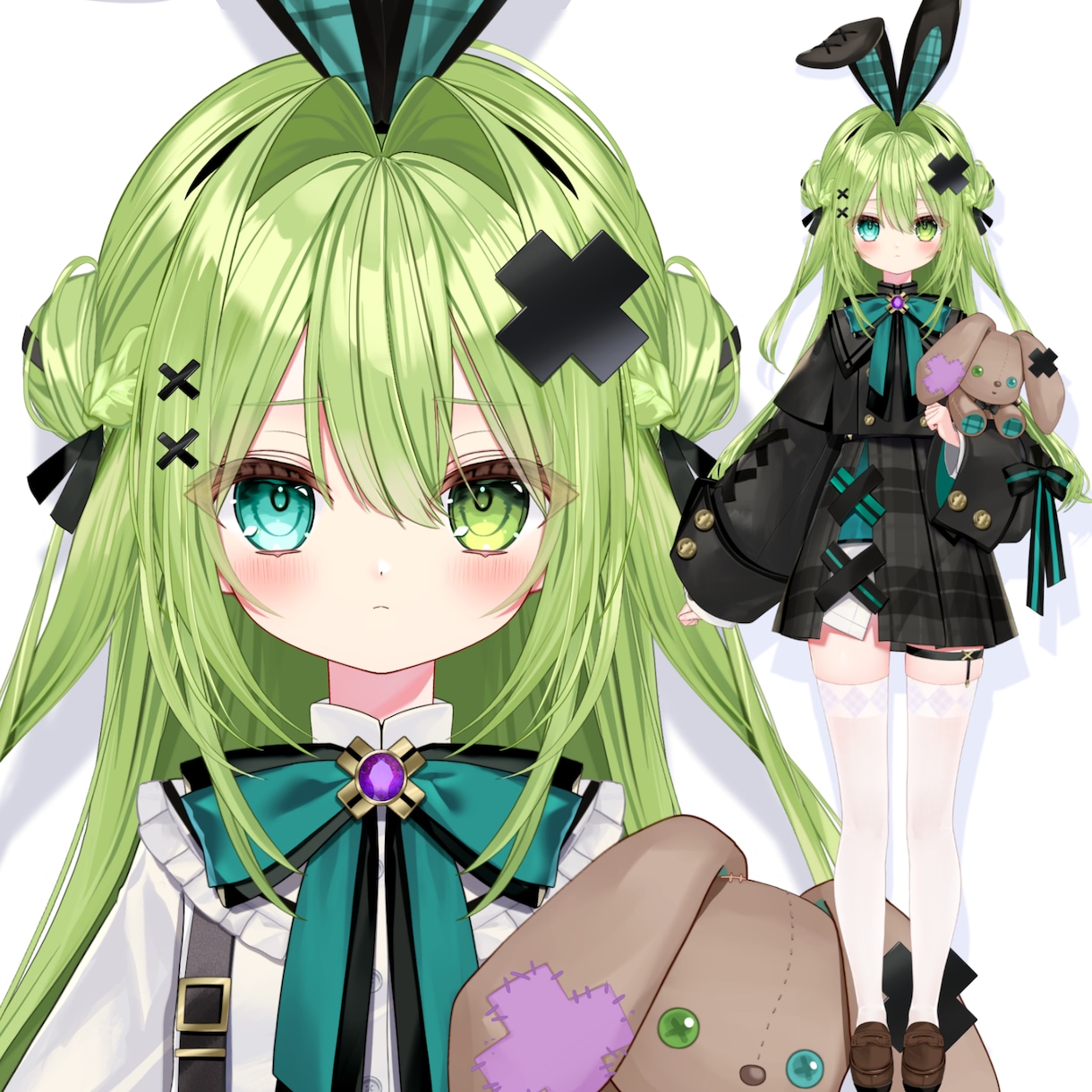 企業実績多数！プロ品質vtuber立ち絵制作します 企業実績多数！長く使える高品質イラストを作成致します イメージ5