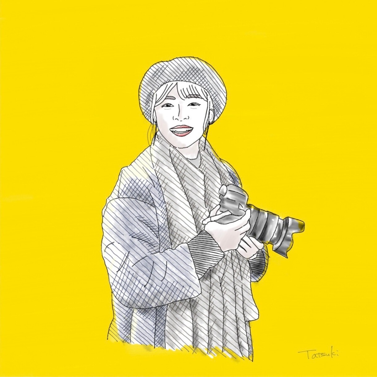 リアルでおしゃれな似顔絵描きます プロフィール用に一人でも！カップルの記念日プレゼントにも！ イメージ3
