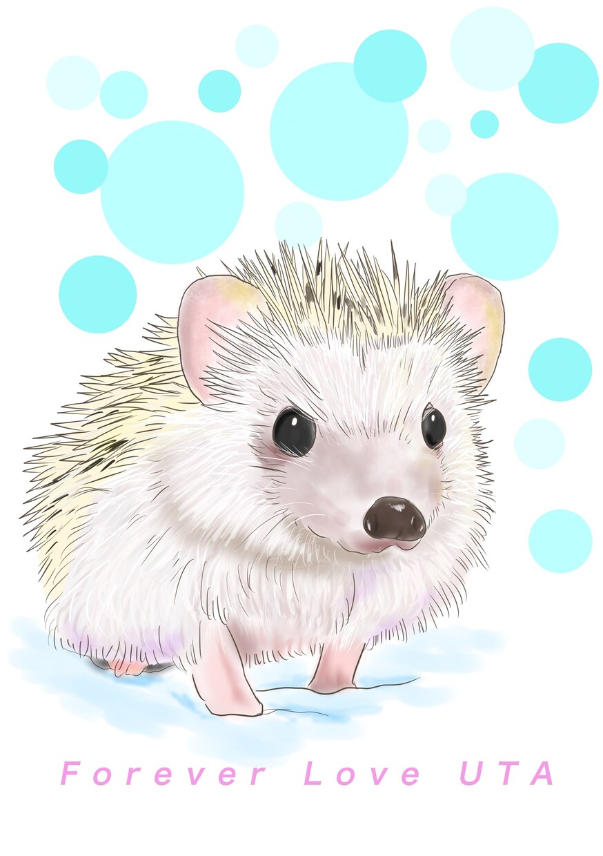 透明感のある優しいペットのデジタル似顔絵描きます いつまでも飾りたくなるリアルであたたかみのある仕上がりに イメージ3