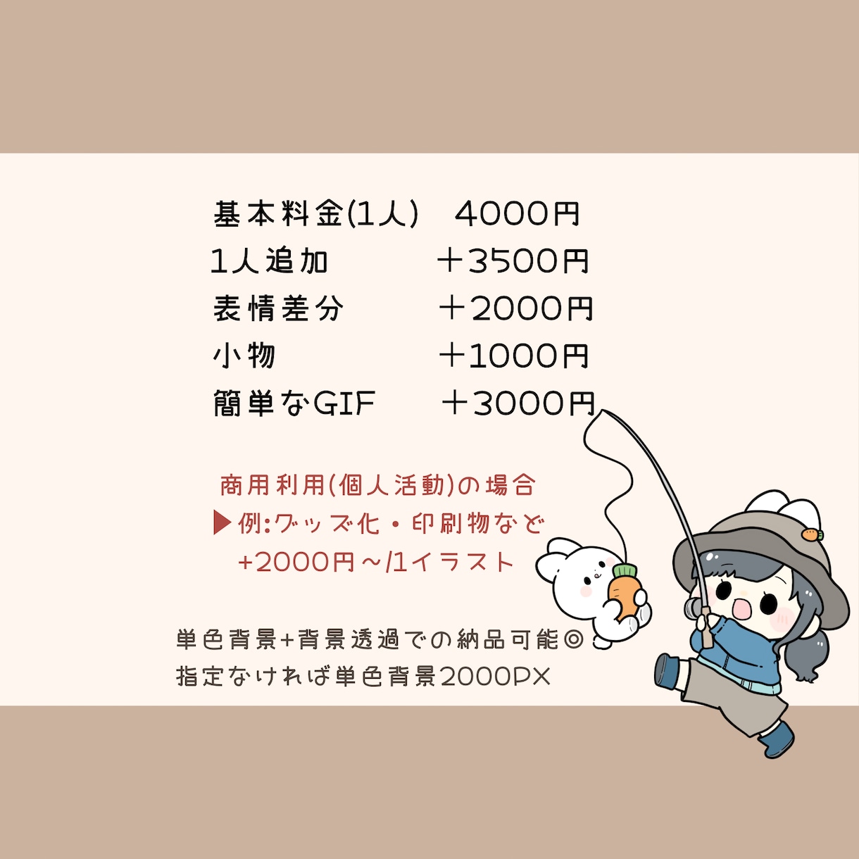 ゆるかわ似顔絵イラストお描きします アイコンに！名刺に！親しみやすい似顔絵です☆ イメージ2
