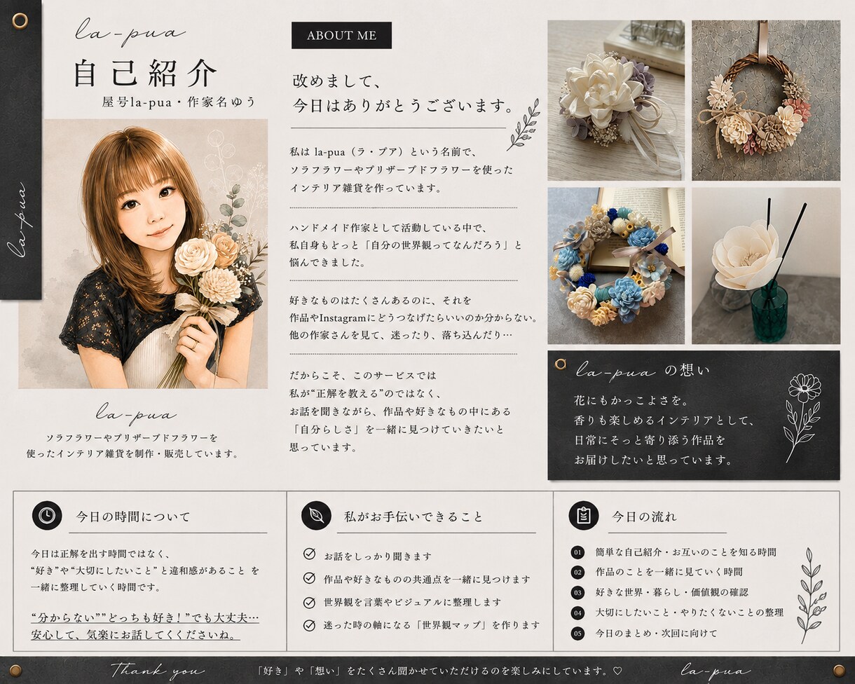 初心者作家さんの世界観づくりをお手伝いします 「好き」を整理して、あなたらしい世界観を見つけます イメージ3