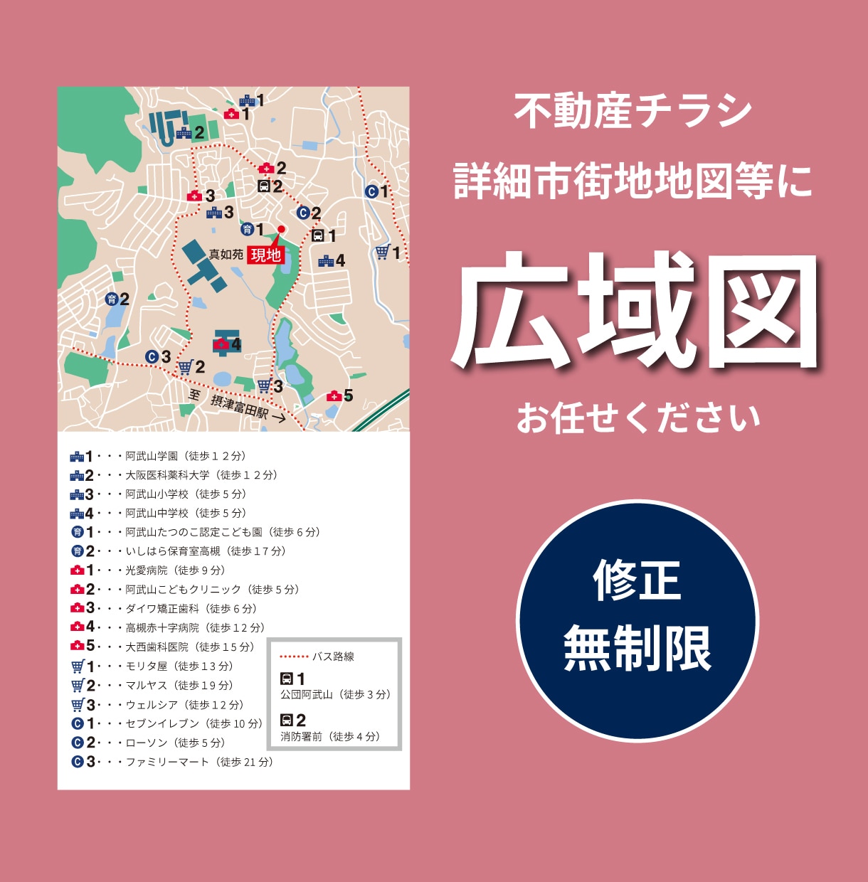 案内板デザイナーが広域図作成します 官公庁（国、県等）向け案内地図のプロデザイナーが地図を作成 イメージ1