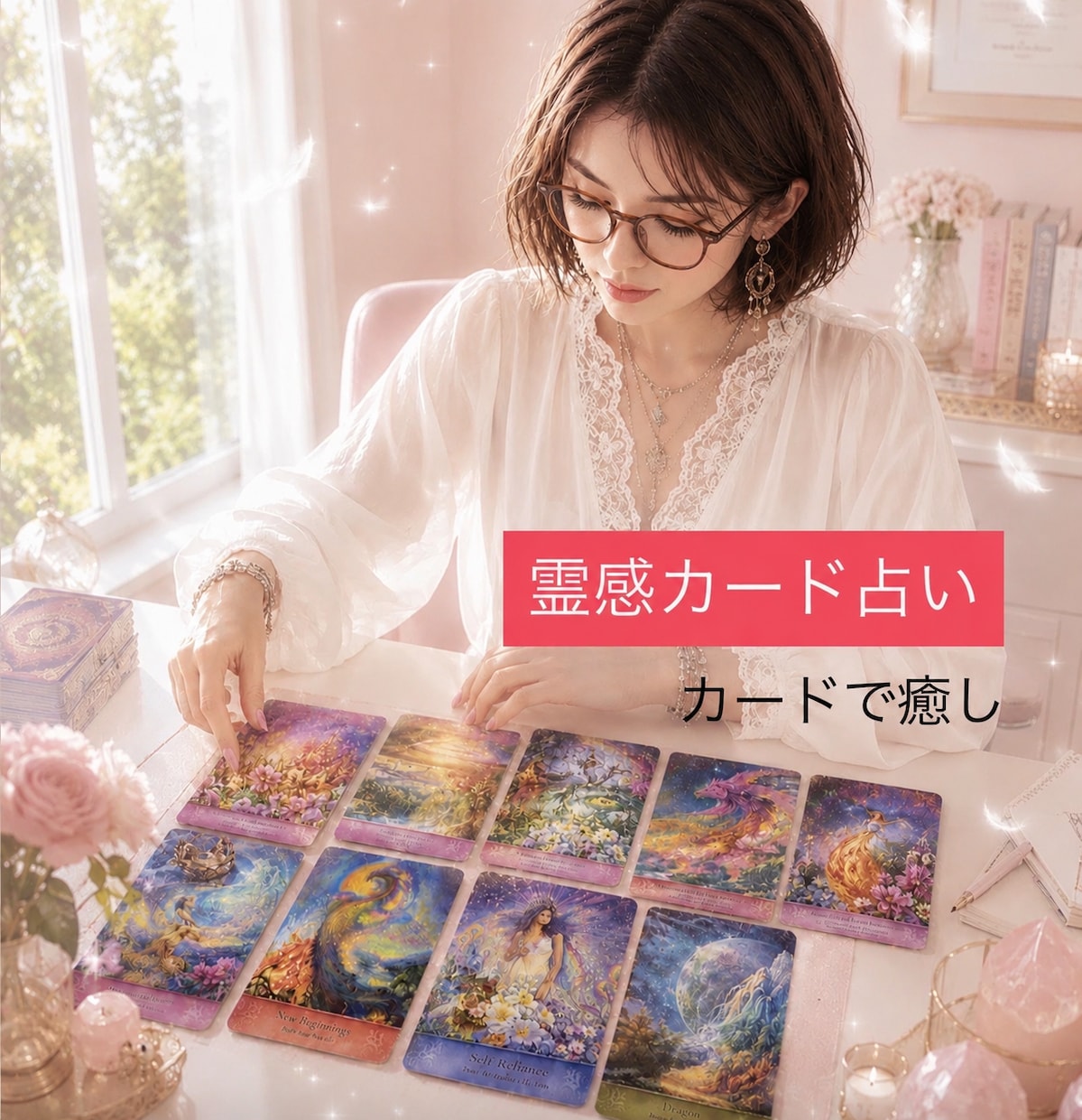 お仕事、家庭、恋愛などのお悩み占います ！必要なカードメッセージ⭐︎を貴方へ イメージ1
