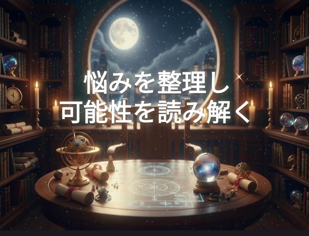 占い師 兼 話し相手としてあなたの心に耳を傾けます 誰にも言えない本音たわいのない雑談、基本的な占星術の疑問まで イメージ1