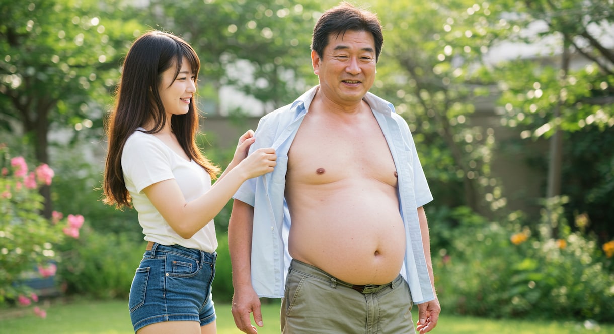 美女とおじさんの写真素材（AI使用）を提供します Webサイト・ECサイト・ブログ・コンテンツで活用できる！ イメージ9
