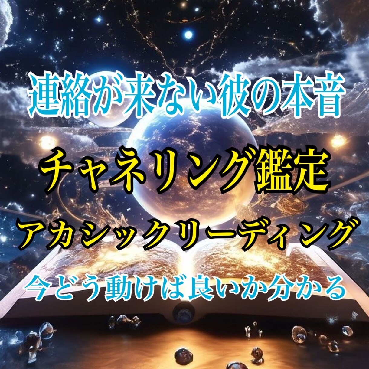 アカシックレコードで連絡が来ない彼の本音を視ます チャネリングで潜在意識を読み解きます。 イメージ1