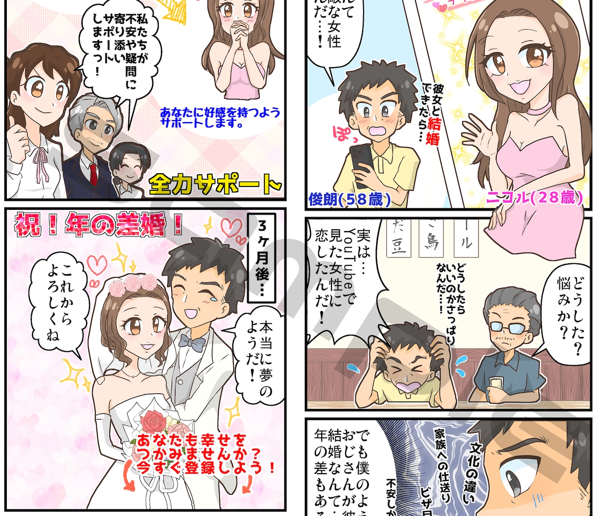 商品・サービスの魅力を伝える漫画を描きます 分かる・伝わる・成果に繋がるLP漫画であなたを支援します。 イメージ3