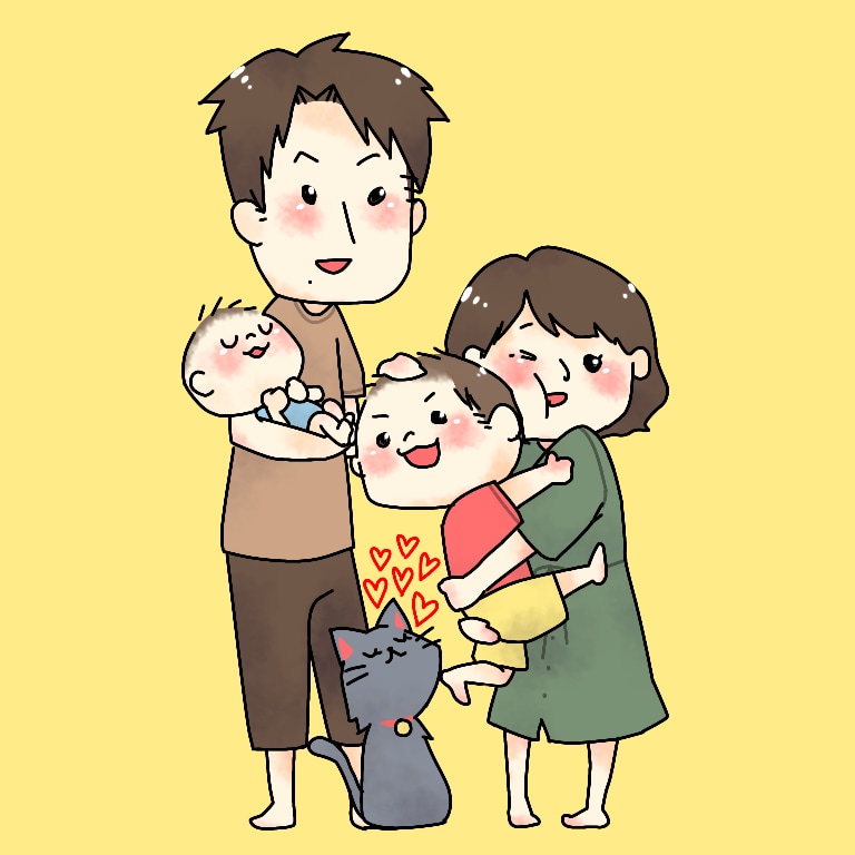 ほんわかテイストで家族の似顔絵描きます 家族の記念や何気ない毎日、大切にイラストにします イメージ3
