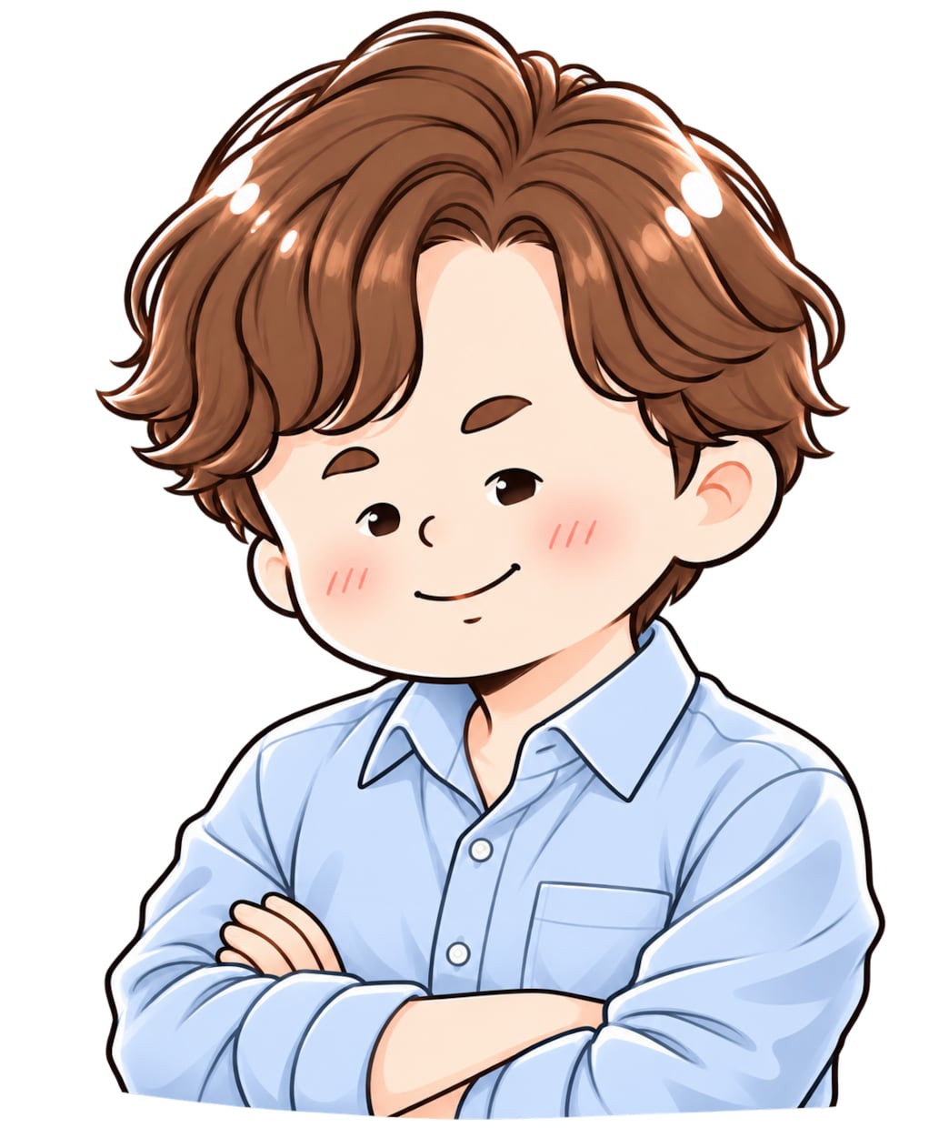 ふんわりとした似顔絵を描きます ビジネスやSNSのアイコン等などに*** イメージ3