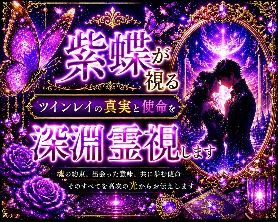 24h以内鑑定｜ツインレイの真実と使命を霊視します 魂は、言葉よりも深い場所で互いを知っています。 イメージ1