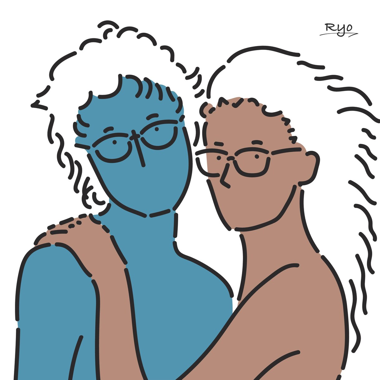 シンプルな線画を制作いたします シンプルかつお洒落なイラストを探されているあなたへ イメージ1
