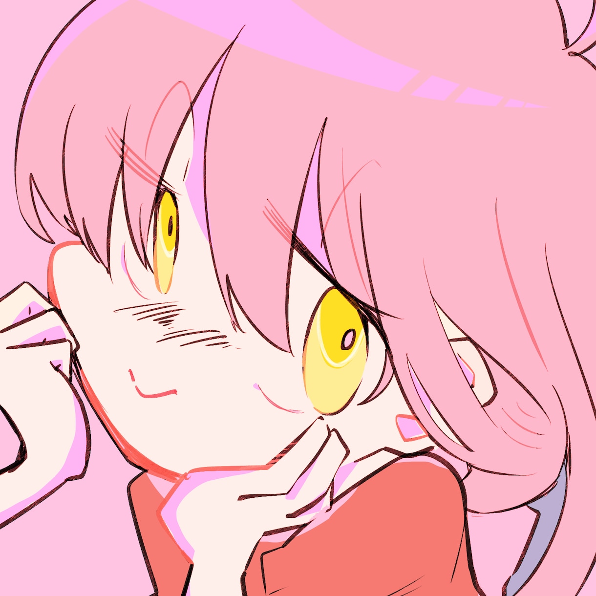 ポップな雰囲気のアイコン・イラストを作成します 個性派イラスト作成/キャラデザも最低ご料金内で承ります イメージ1
