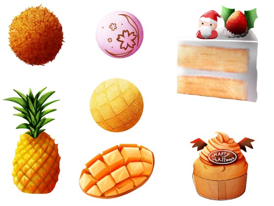 美味しそうな食べ物イラスト描きます リアルも可愛いデフォルメOK！コミケや即売会お手伝いします！ イメージ5