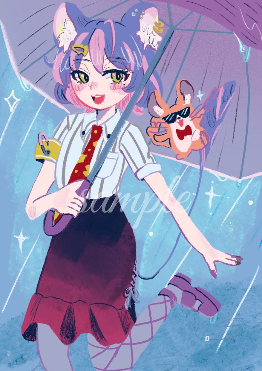 絵本のようなやさしくポップなタッチで描きます カラフルでキュートなイラストを描くのが得意です！ イメージ4