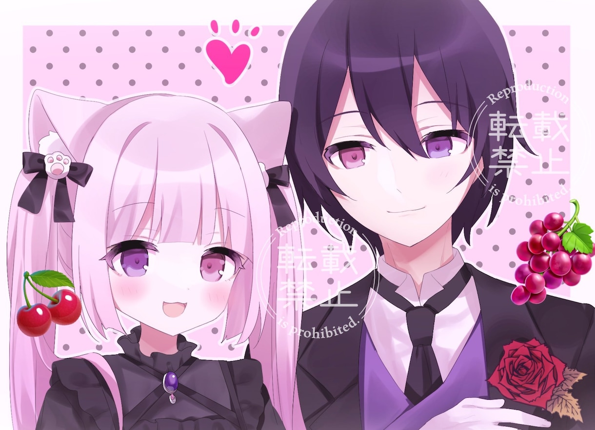 オリジナルイラスト、アイコン描きます 自分だけのイラスト、アイコンが欲しい方！ イメージ2