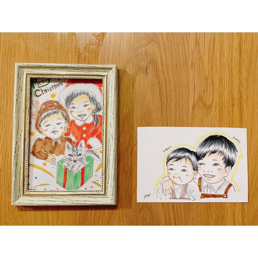温かな似顔絵イラスト描いてます 温かなその時の思い出を似顔絵イラストにして残しませんか？ イメージ3