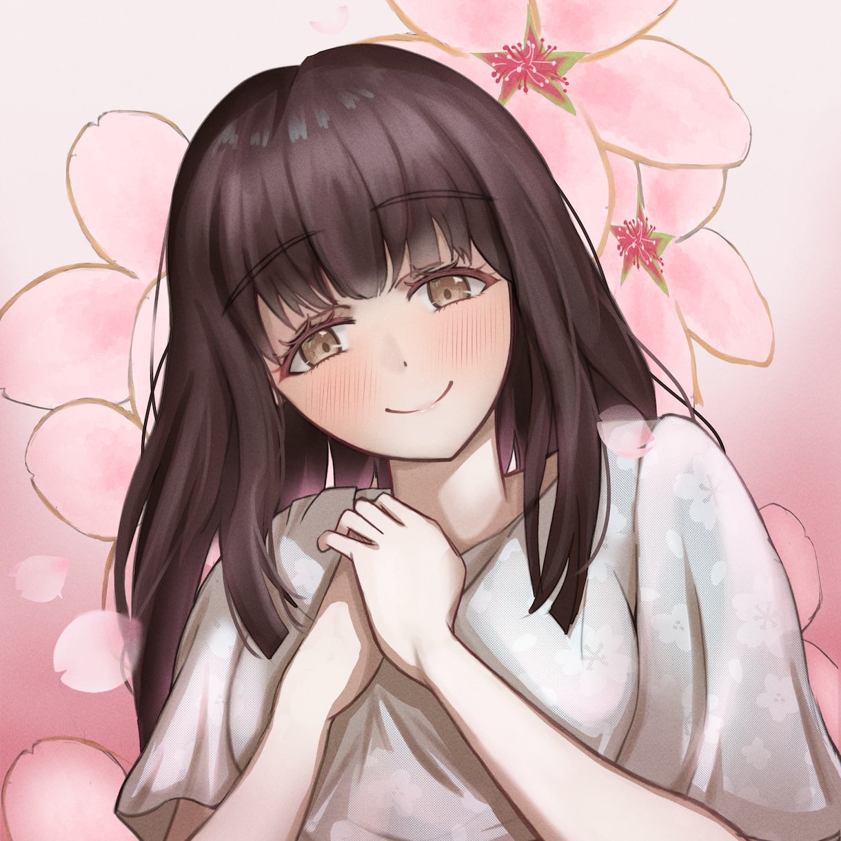 SNSアイコン・一枚絵・立ち絵を制作いたします リッチな美少女イラストが得意です！ イメージ2