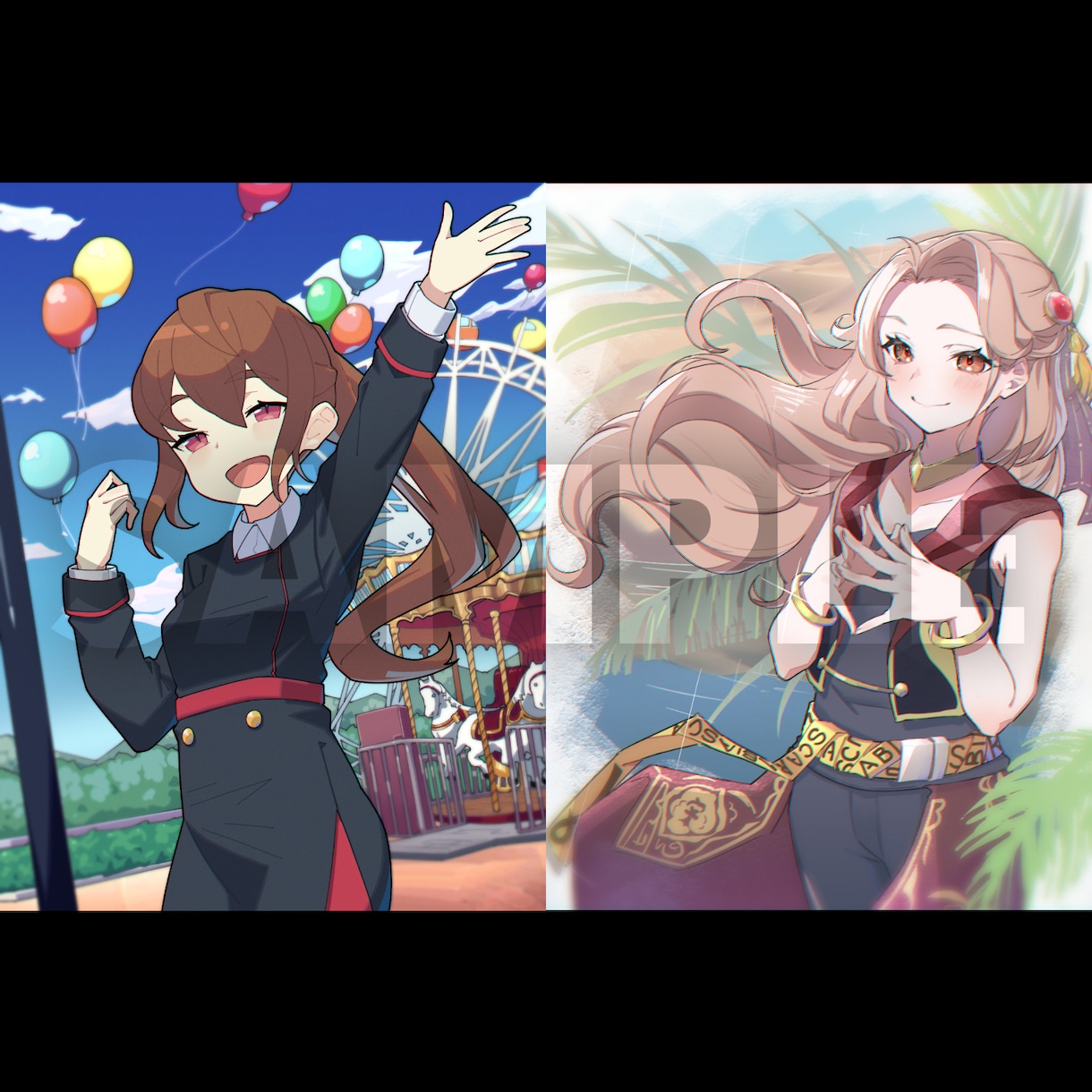 アイコンサムネ一枚絵　素敵なイラストお描きします 最短2日で目を惹くイラストを納品！まずは気軽にご相談下さい！ イメージ4