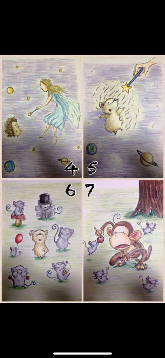 ゆるふわ系描きます 絵本を作成した事がありこちらはその時の絵本の一部です。 イメージ2