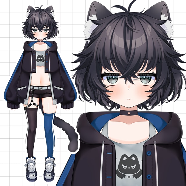 キャラデザ～全身モデリングまで制作いたします 商用利用料込み！高品質なモデルでVtuberデビュー！ イメージ4