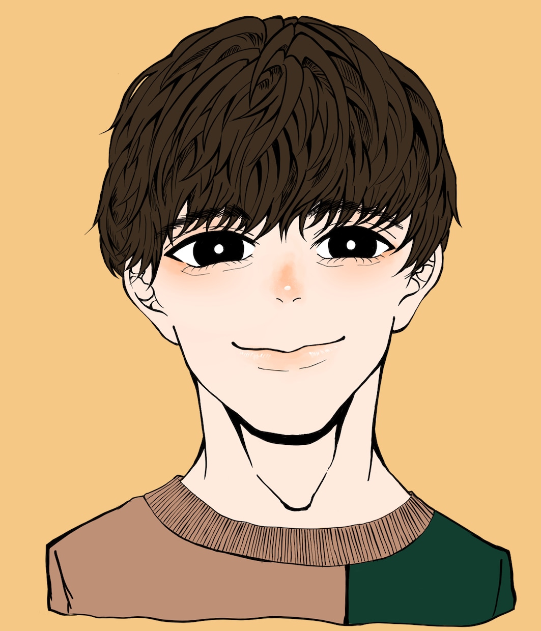 一目で目を引く表情豊かな子達を描きます 小さなアイコンでも目を引くインパクトあるイラスト イメージ1