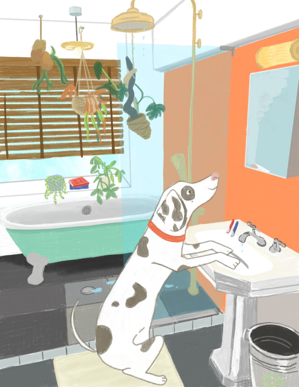 愛犬を絵本の世界にご招待します 絵本にでてきそうな可愛い一コマを愛犬でデザインします イメージ4