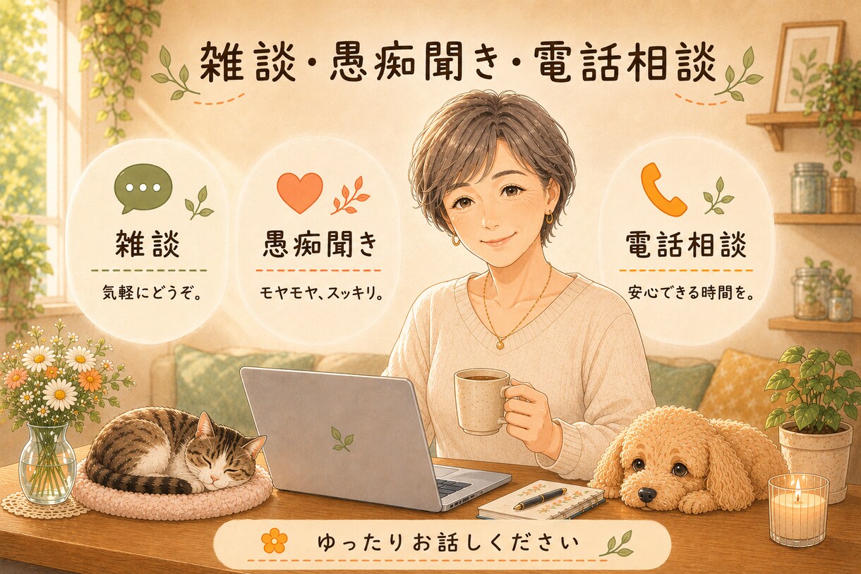 女性の方、お話し聞かせてもらいます ちょっとの時間からでも、気軽にどうぞ。 イメージ1