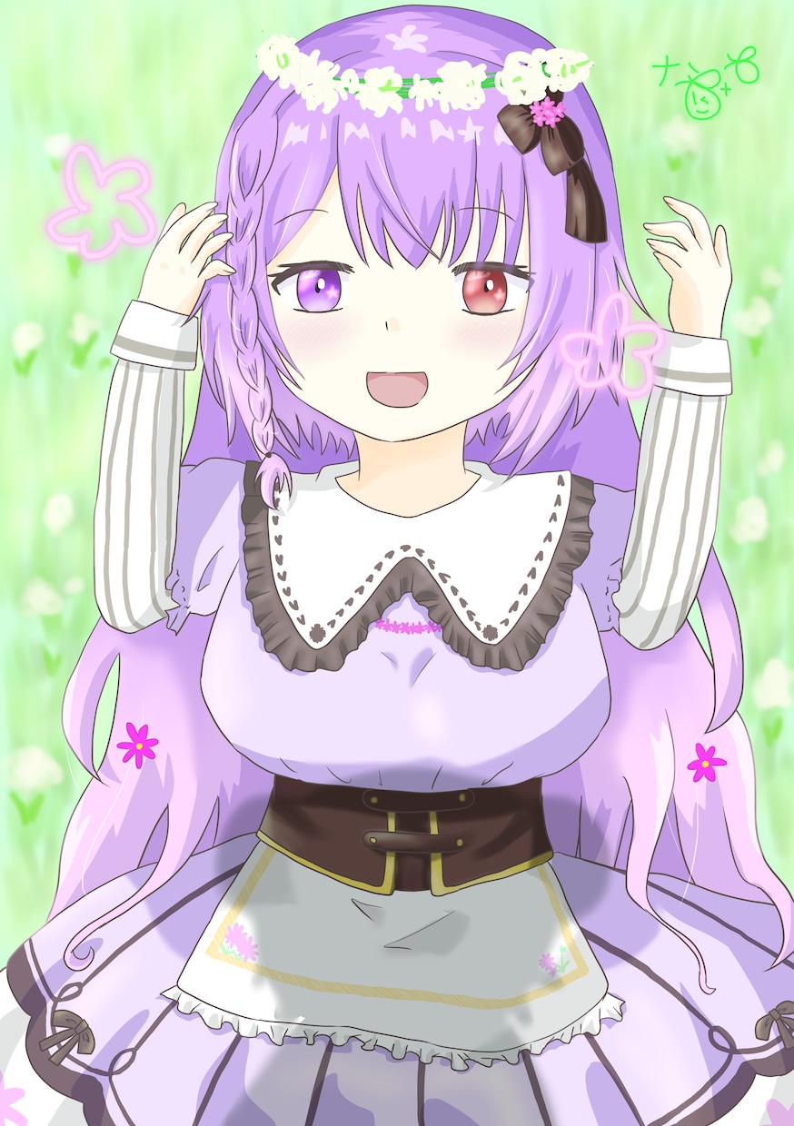 アニメ塗りイラスト描きます かわいい女の子のイラストが得意です イメージ1