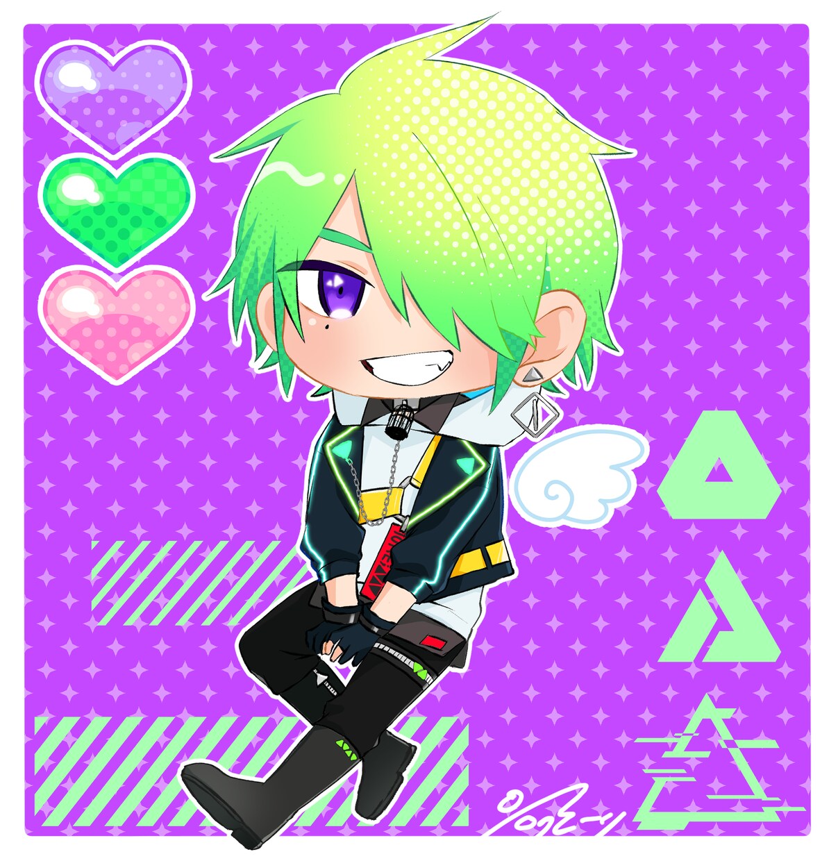 アイコンや立ち絵描きます パキッとした色味が得意です！ミニキャラも描きます！ イメージ7