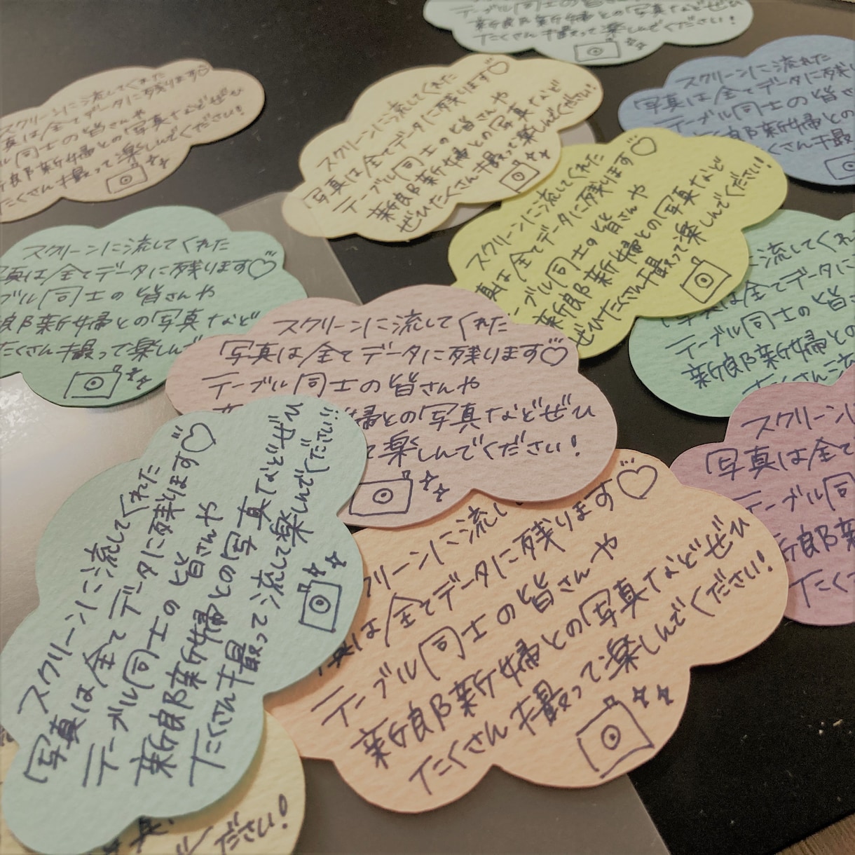 世界に１つのシンプルなメッセージカード作ります 何度でも相談可！手書きの筆記体で作成！お好きな英単語入れます イメージ4