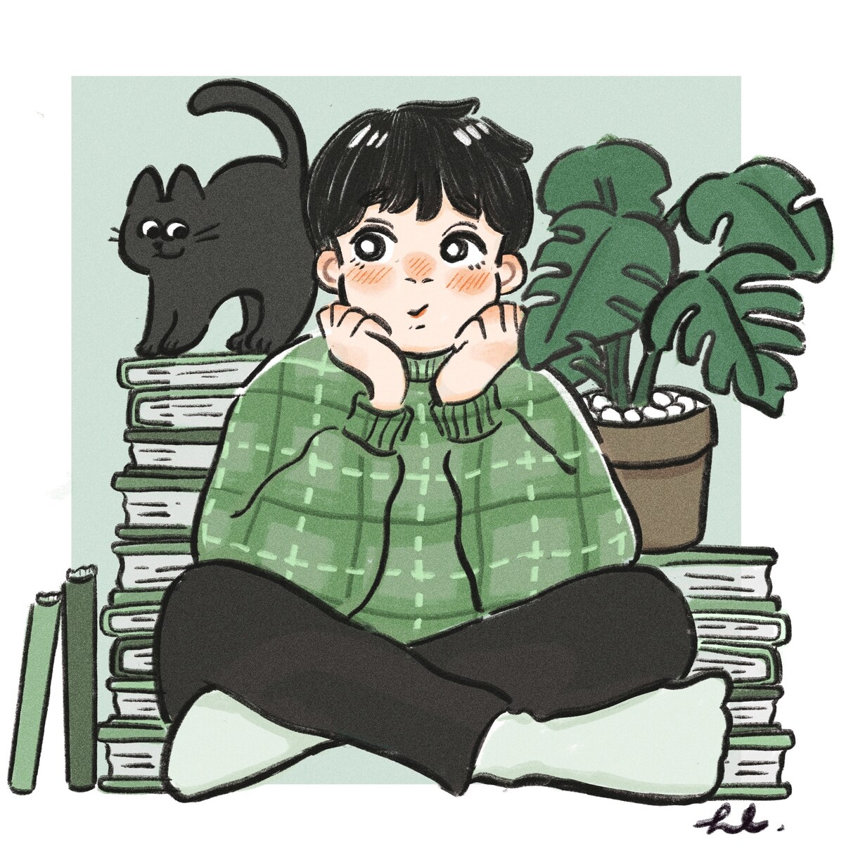 アイコンや挿絵に！ゆるぽっぷなイラスト作成致します SNSアイコン、グッズや挿し絵等OK！ イメージ3