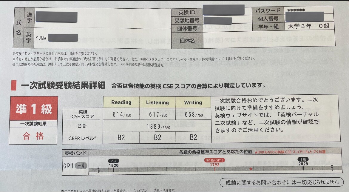 英検のライティングの添削をします 英検準一級・TOEIC830点保有者の丁寧な添削 イメージ1
