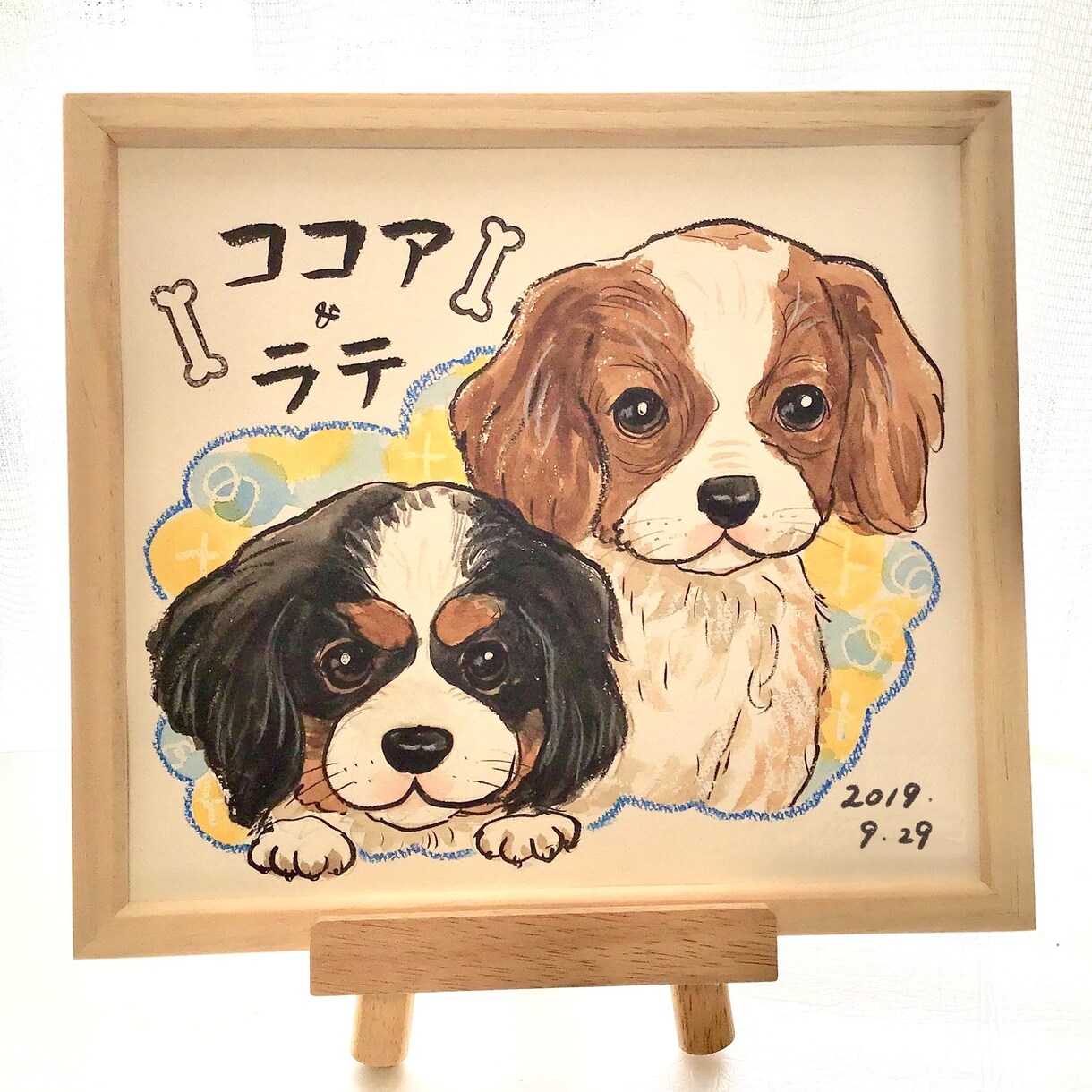 ペット似顔絵◆優しいタッチでお描きします ◆郵送料込み◆愛犬◆わんちゃん◆贈り物にも イメージ2