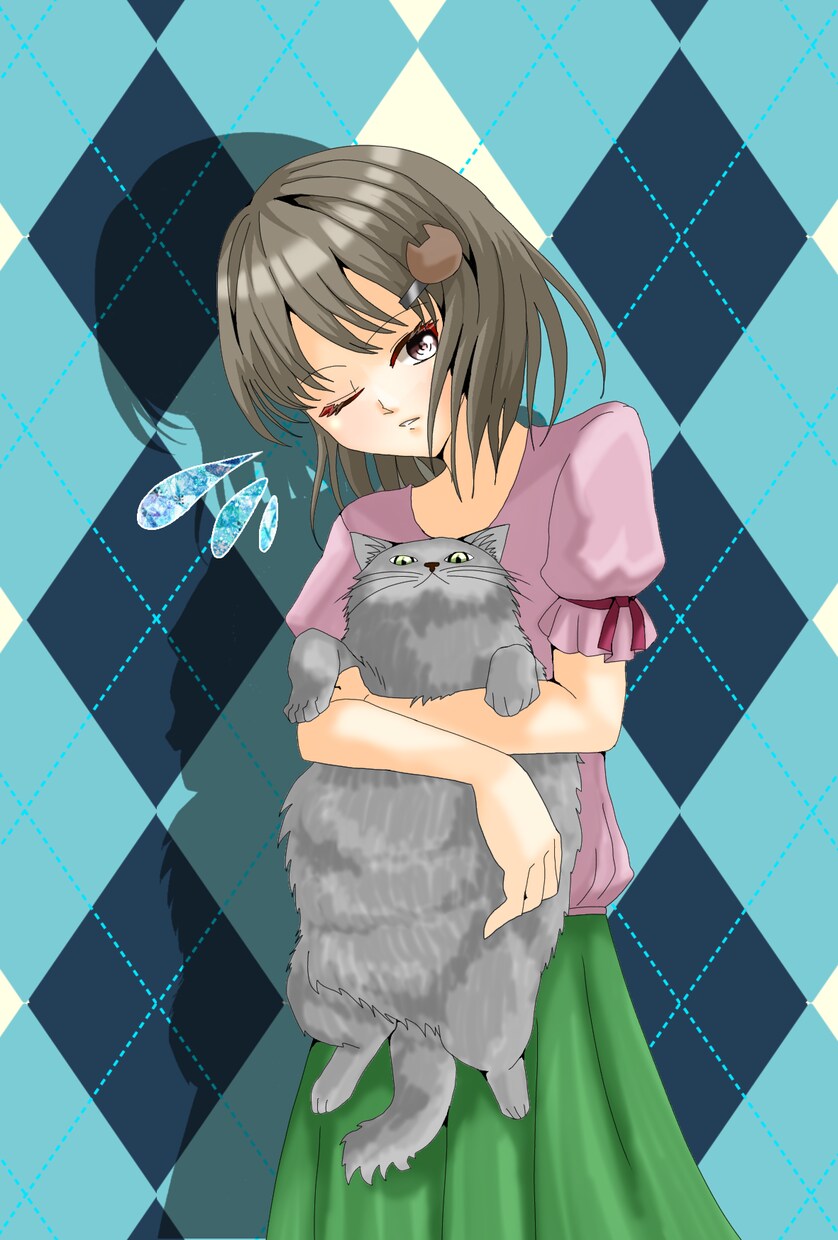 猫と人間が仲良くしているイラストを描きます アイコン・サムネ・立ち絵などにどうぞ イメージ5