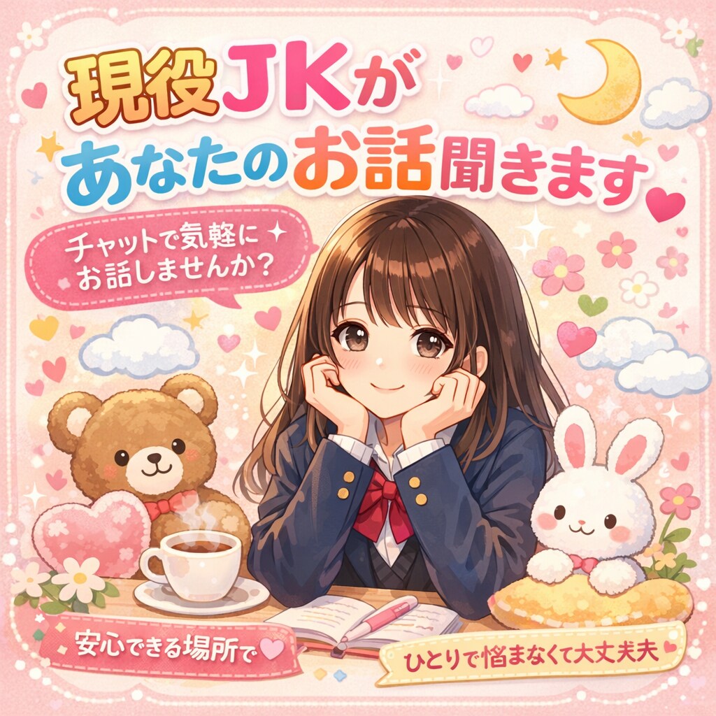 現役女子高校生が、あなたのお話聞きます 女子高校生が本音で相談にのります！ イメージ1