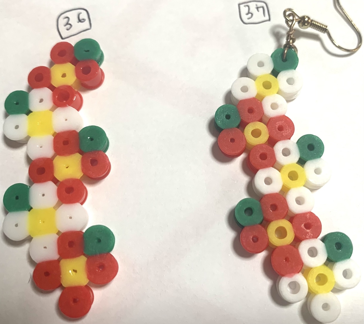 アイロンビーズのアクセサリー販売致します アイロンビーズで、アクセサリー等を作成しますﾟ･*:.｡. イメージ3