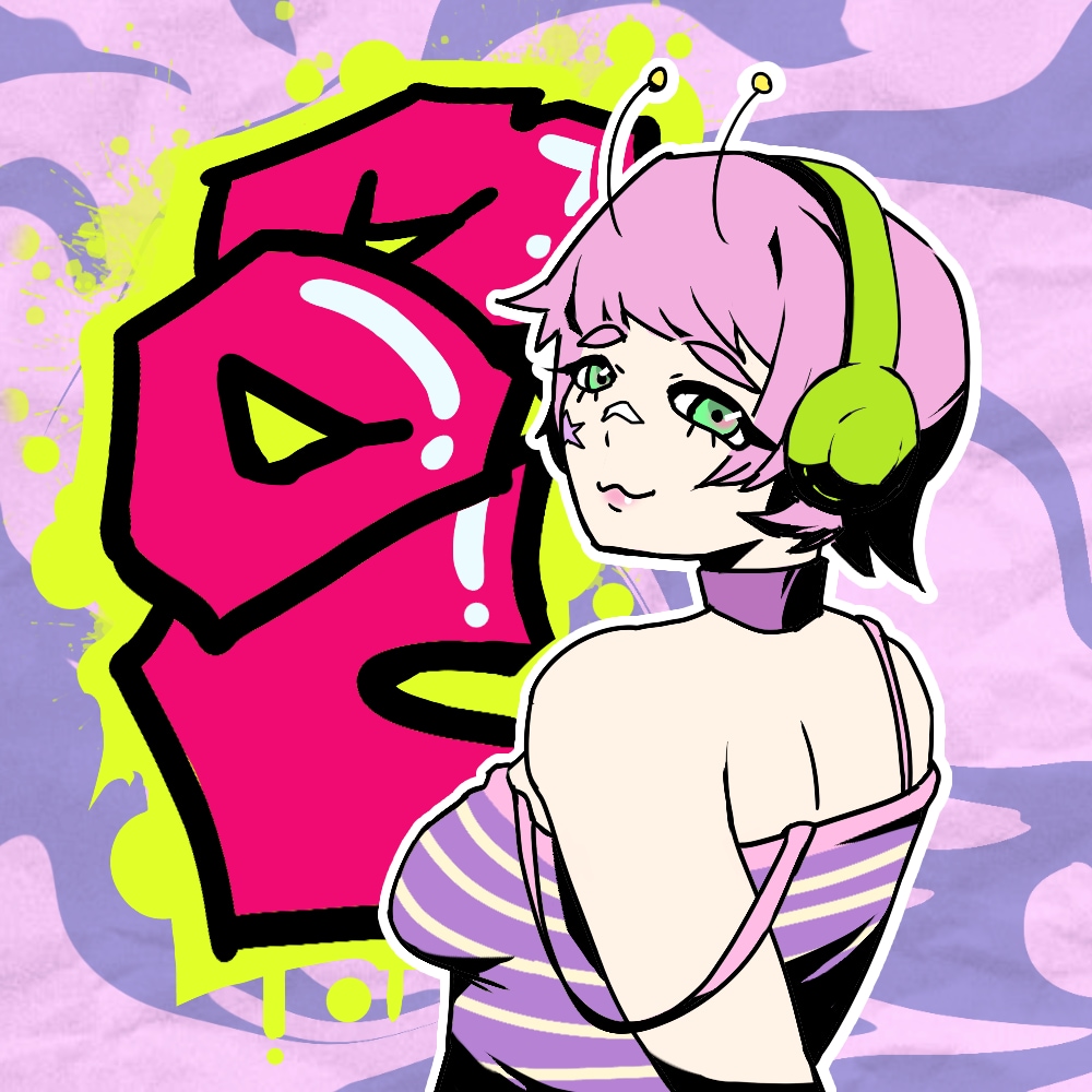 ポップでFunkyなSNSアイコンをお安く描きます 目立つアイコンが安くほしい？？それならお声がけください！！ イメージ1