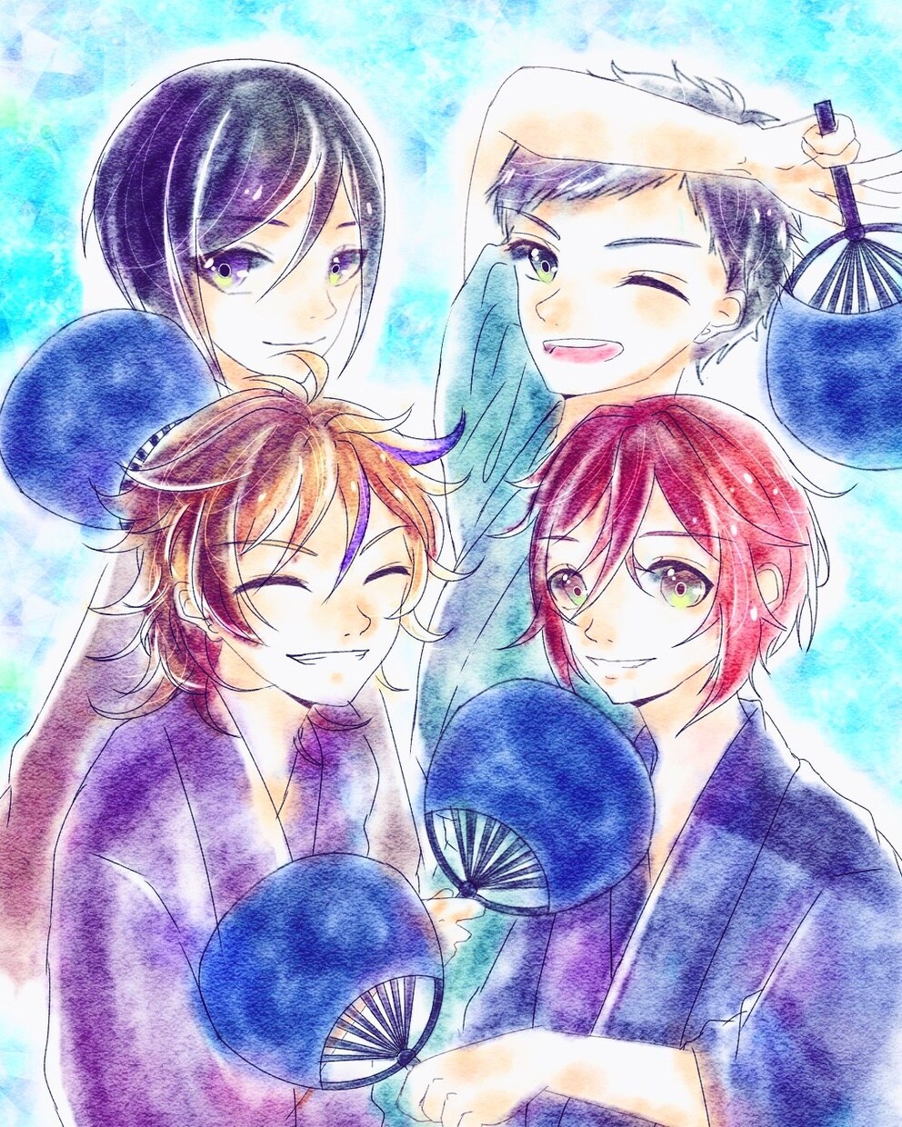 どんな用途のイラストでも描きます 水彩アニメ何でも塗ります。キャラデザ動画絵用途はご自由に。 イメージ2