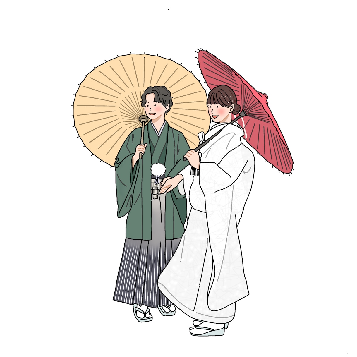 ずっと愛せるウェディングイラストお描きします 特別な日のあとも、インテリアになれるイラスト イメージ5
