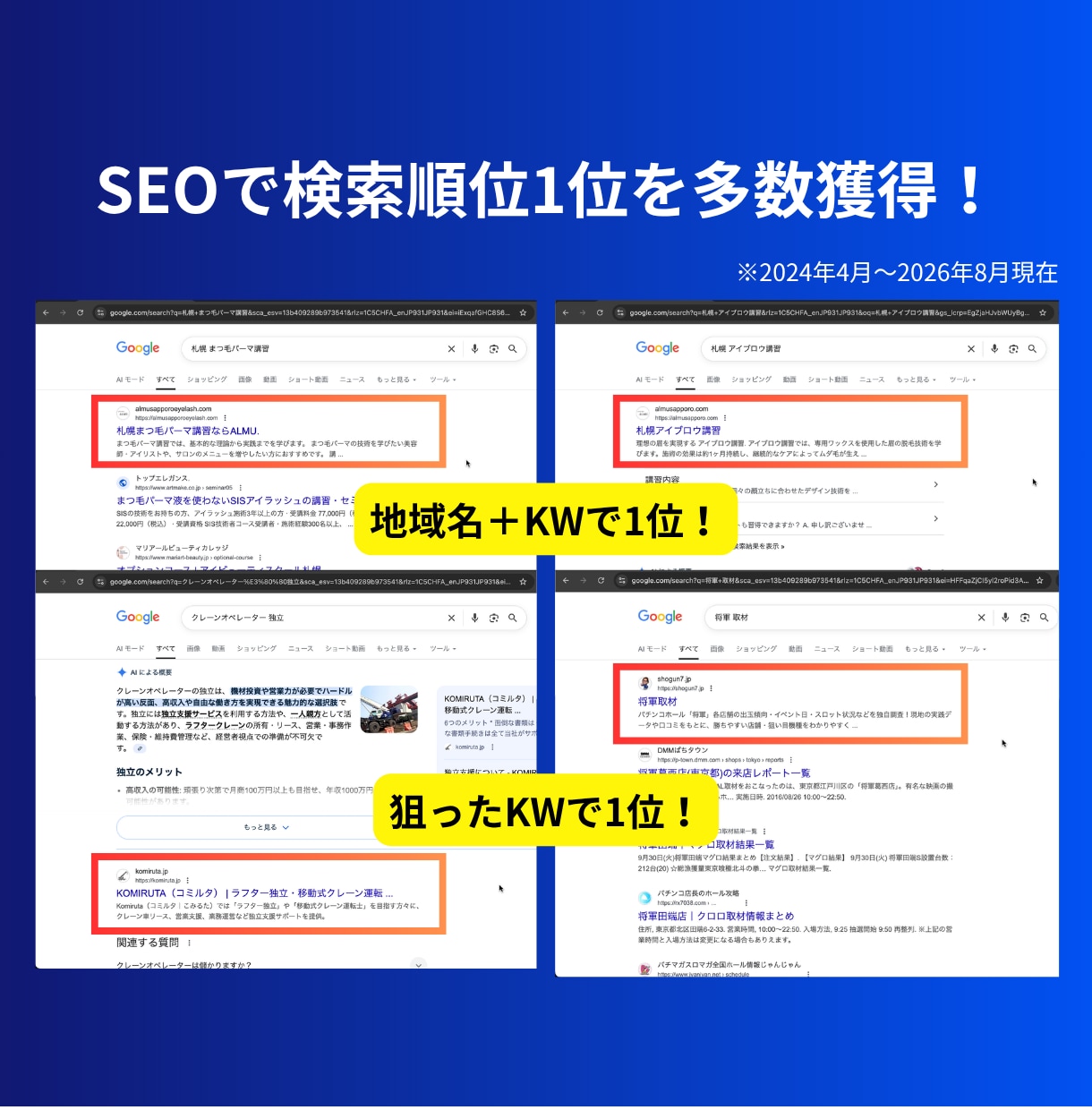 SEO×AIO対策◎集客ホームページを制作します SEO×AIO最適化(LLMO)◎丸投げOKで作成します イメージ3