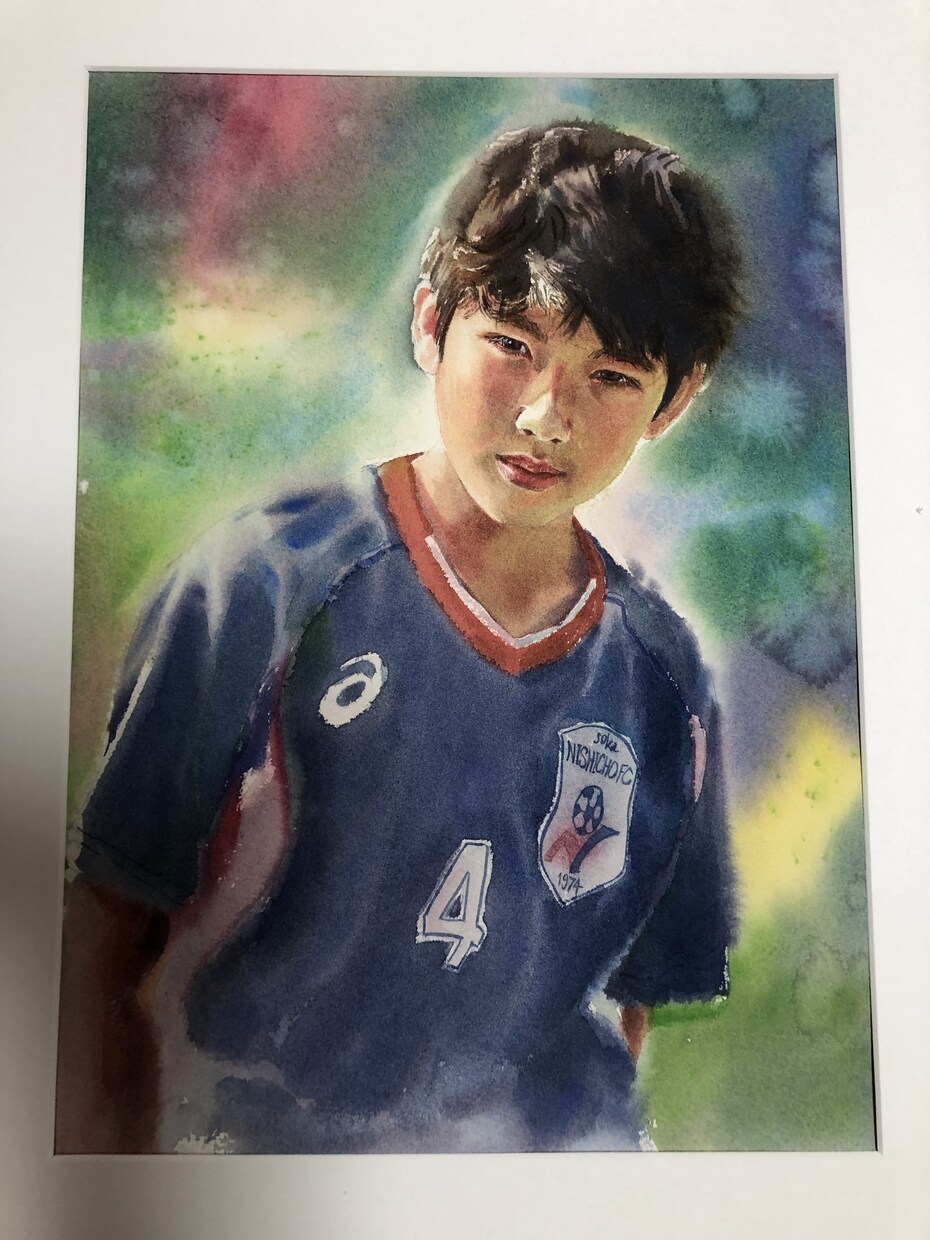 手描きの水彩画で人物、動物の肖像画を作製いたします 心を込めて作製させていただきます イメージ2