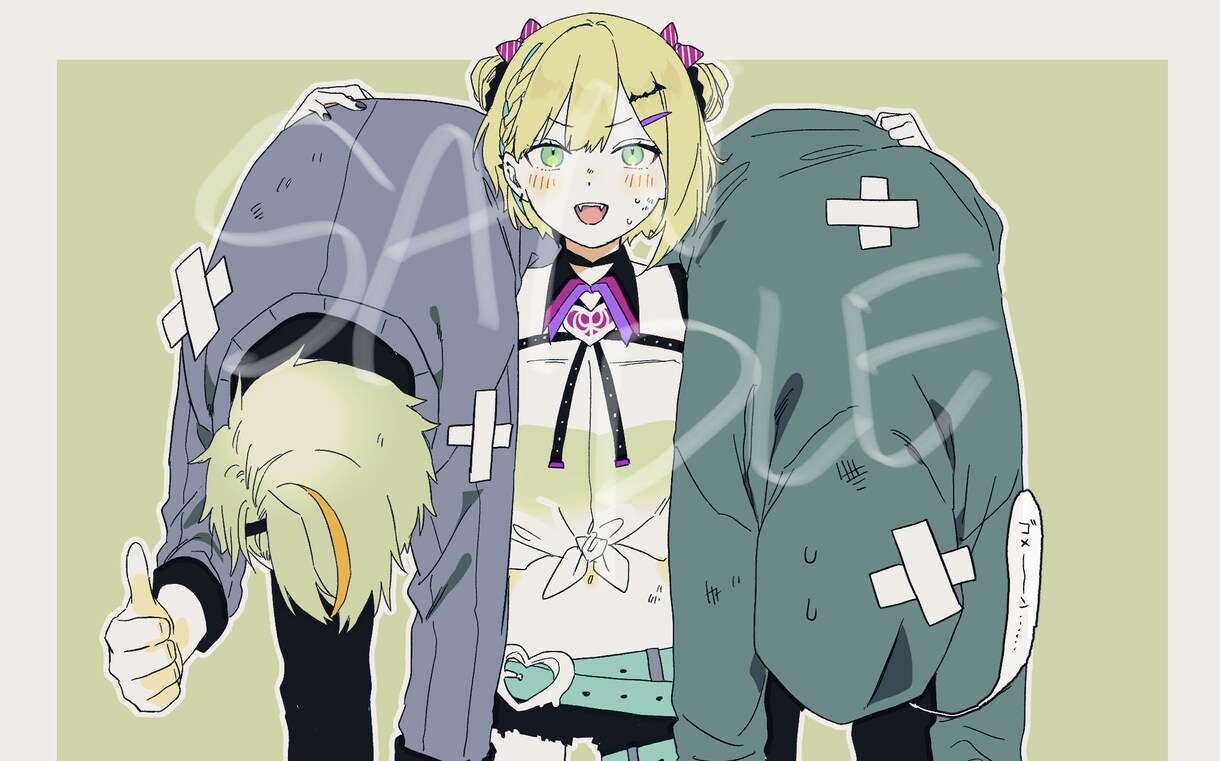 可愛い、ポップ、その他ご希望のイラスト全般描きます (デフォルメ、頭身等対応可能です) イメージ1
