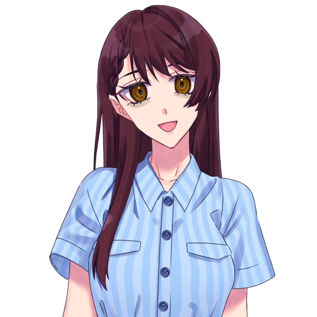 透明感ある女の子のイラスト描きます 相談のみも可！お気軽にご相談ください イメージ3