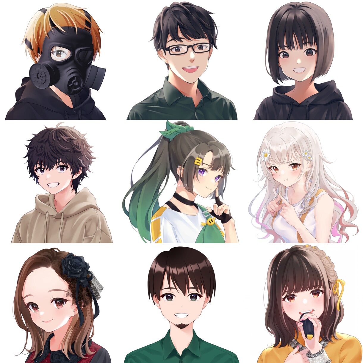 華やかな似顔絵やキャライラストを制作いたします 写真は無くてもOK！ご自身をキャラクター化も◎ イメージ5