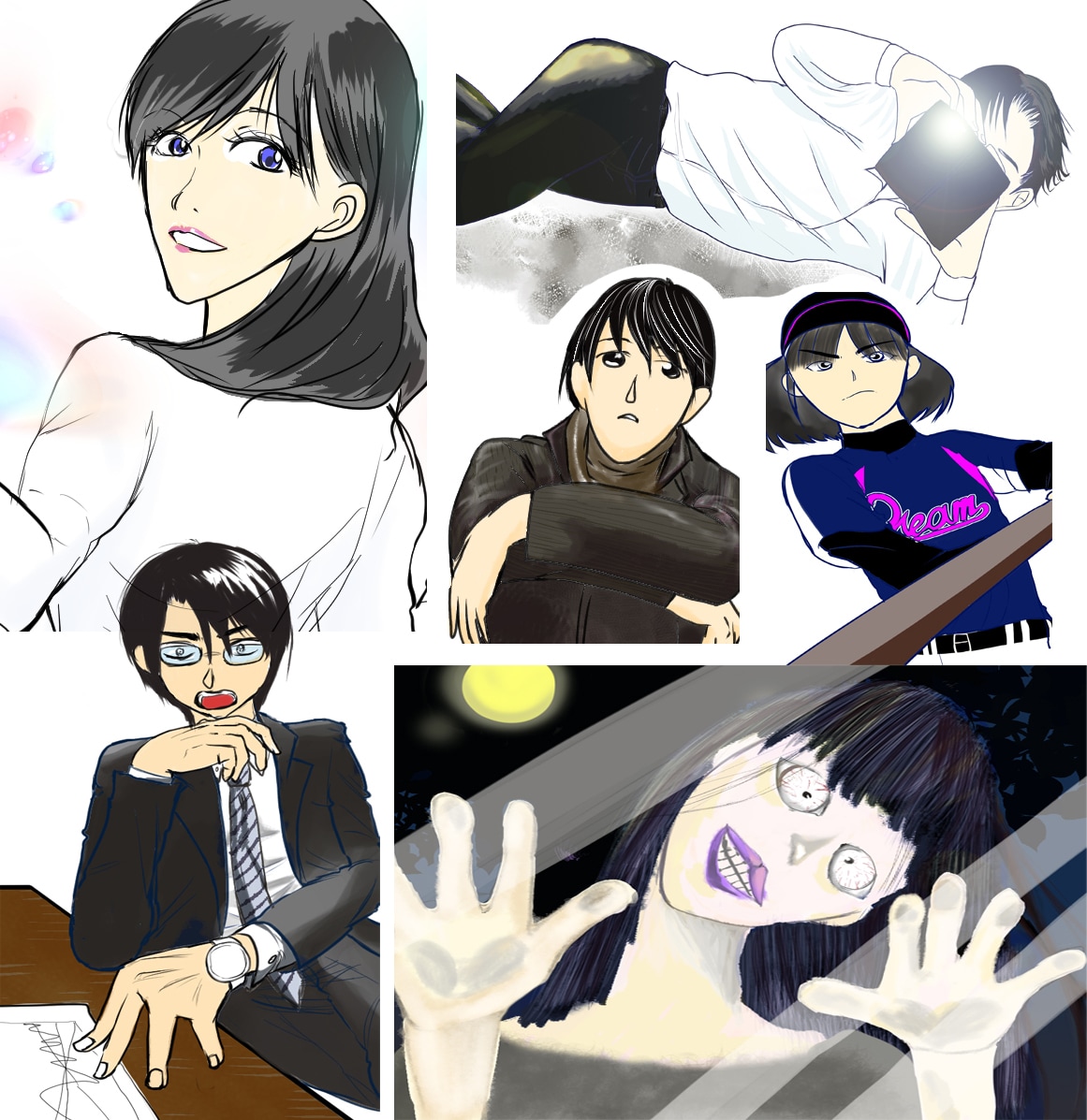 SNSアイコンのイラスト描きます 可愛い、クール、ミニキャラ、男子、女子OK!正方形で描くよ イメージ5