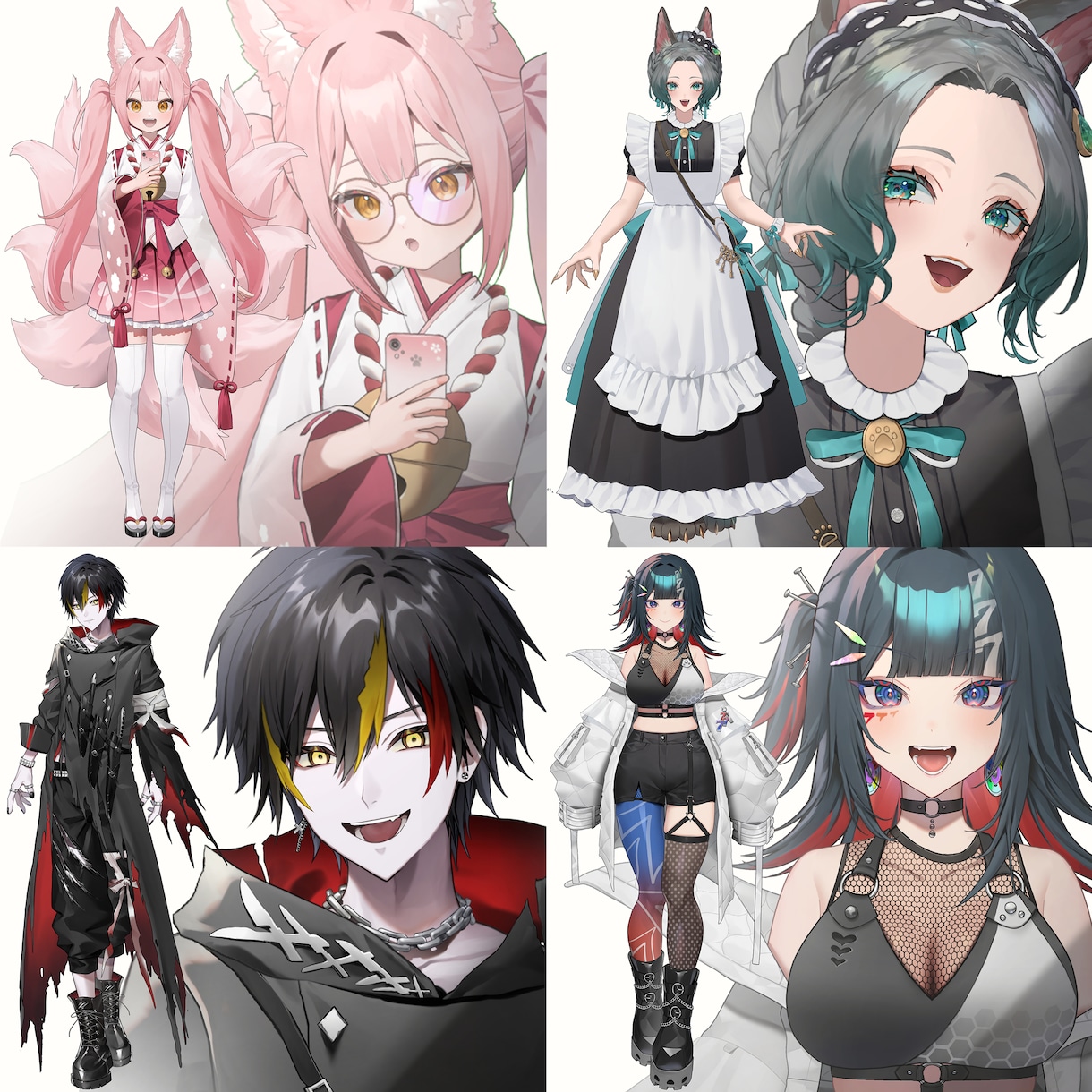 イラスト制作からモデリング迄対応致します 一括モデル制作をおまかせしたい方におすすめします イメージ4