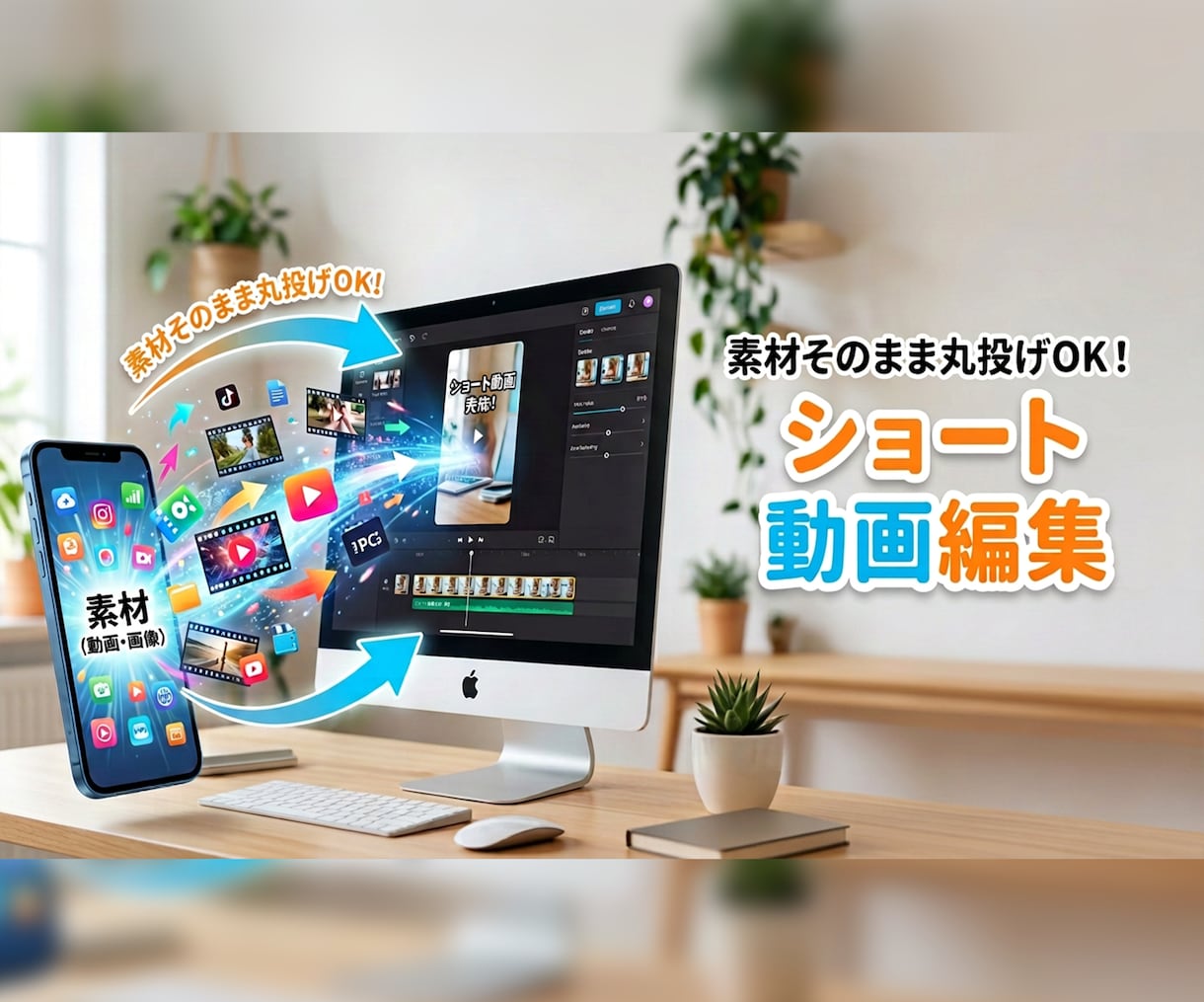 ショート・切り抜きどんな動画も編集します 趣味の動画から企業動画までお気軽にご相談ください！ イメージ1