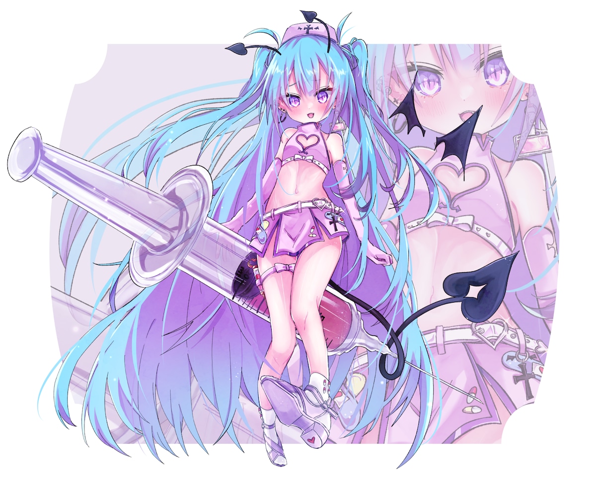 商用利用OK！きらきらかわいい萌えイラスト描きます 一枚絵、アイコン、立ち絵、動画用イラストなど イメージ8