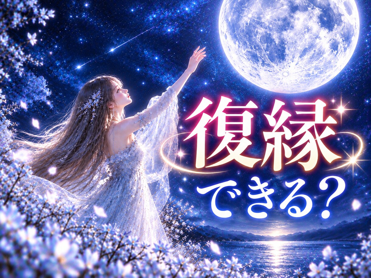 復縁できる？✨タロットカード×六星占術で鑑定します この恋を諦めたくないあなたを、鑑定で応援します✨ イメージ1